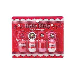    Hello Kitty 2 in 1 Self Inking Stamp Set: Apple: Toys & Games