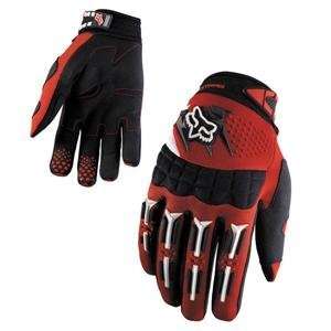  Fox Racing Youth Dirtpaw Gloves   2007   Small/Red 