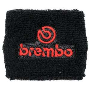  Brembo Black/Red Clutch Reservoir Sock Cover Fits Honda 