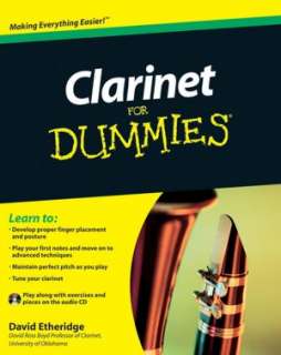 clarinet for dummies david etheridge paperback $ 14 80 buy