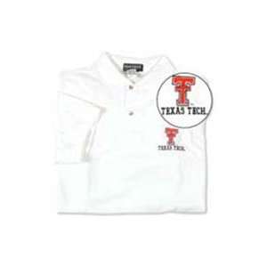  Texas Tech Red Raiders Cotton Polo Shirt: Sports 