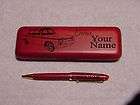 Chevrolet Corvair 4dr Sedan (early style) Rosewood Pen Case Engraved