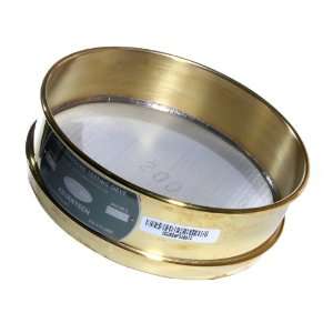 Advantech Brass Test Sieves, 12 Diameter, #200 Mesh, Half Height 