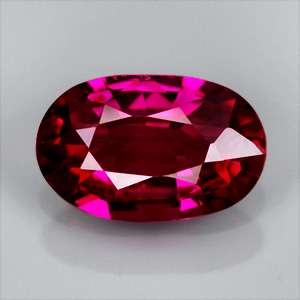   NATURAL UNHEATED UNTREATED 0.74ct 4.5x7mm Pigeon Blood Red RUBY AFRICA