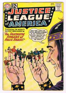 Justice League Of America # 10 First Appearance Felix Faust  