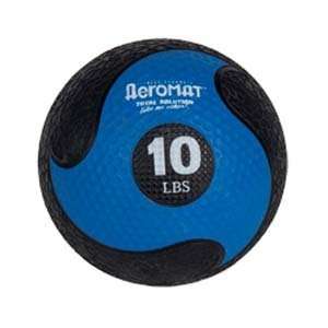  Aeromat 10 lb Rubber Medicine Ball