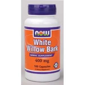  NOW Foods   White Willow Bark 400 mg 100 caps Health 