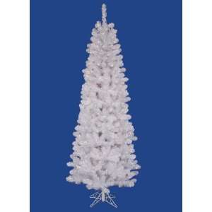  5.5 Pre Lit White Salem Pine Pencil Christmas Tree 