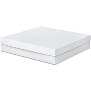  14 x 14 x 3 White Deluxe Gift Boxes: Office Products