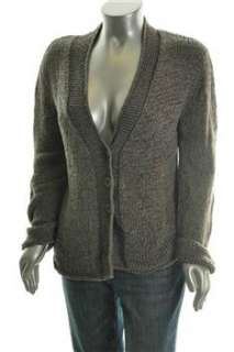 Style Portfolio NEW Cardigan Gray BHFO Sale Misses Sweater S  