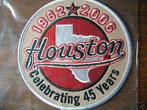 MLB Houston Astros 45th Anniversary Patch 2006  