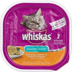  Whiskas Roasted Turkey Entree in Meaty Juices Cat Food 