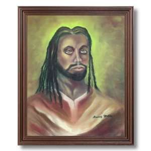  African American Black Jesus Christ Religious Picture Framed Art 