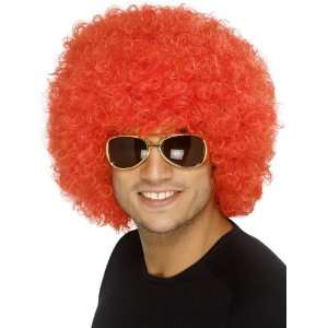 Wicked Wigs 812223011677 Men Afro Red Wig: Toys & Games