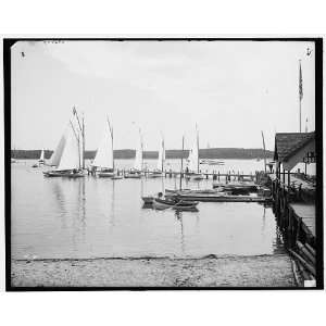  Sail boat landing,Prospect Point,Shelter Island,N.Y.
