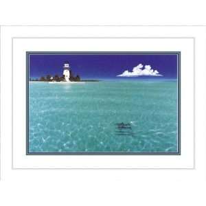  Boca Chita Lighthouse by Dan Mackin   Framed Artwork 