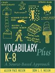 Vocabulary Plus K 8 A Source Based Approach, (0205393187), Alleen P 
