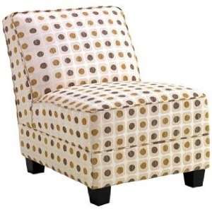  Canyon Cream Mosaic Armless Club Chair