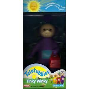  TELETUBBIES TINKY WINKY  6 INCH HARD PLASTIC FIGURE (1998 
