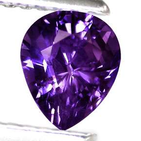 83ct UNHEATED Dynamic Pear Natural Purple Sapphire  