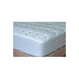  Waterbed 100 Cotton Quilted Mattress Pad Contour Fitted 