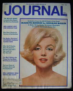 Vintage LADIES HOME JOURNAL July 1973 Marilyn Monroe  