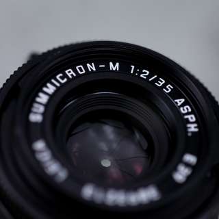 Leica Summicron M 35/2.0 35mm f/2 ASPH 6Bit E39 Black for Ricoh GXR 