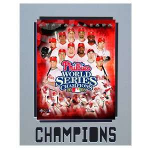 Philadelphia Phillies World Champions 11 x 14 Photograph in a Deluxe 