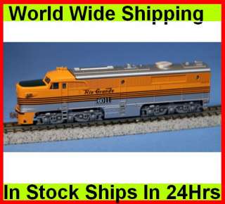    4107 N Scale ALCO PA 1 D&RGW Aspen Gold Four Stripe #6011 Locomotive
