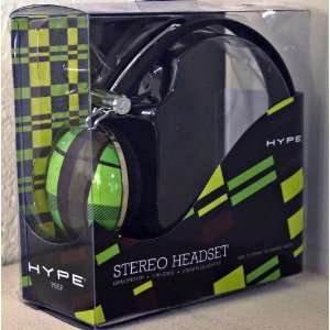  Hype Stereo Headphones   Green: Electronics