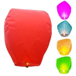   Assorted Colors Sky Lantern Chinese Wish Light: Sports & Outdoors