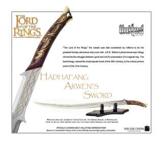 Hadhafang Sword of Arwen   Lord of the Rings   United Cutlery UC1298 