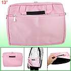 13 Widescreen Pink Nylon Laptop Shoulder Bag w Strap  