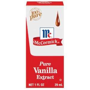 McCormick Pure Vanilla Extract 1 oz:  Grocery & Gourmet 