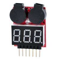 1S 6S LiPo Battery Voltage Checker Tester Dual Speaker Low Voltage 