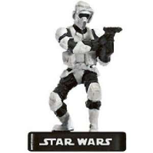  Star Wars Miniatures Scout Trooper # 31   Alliance and 
