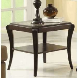  End Table in Faux Marble of Pfifer Collection: Home 