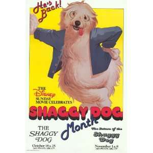 Shaggy Dog Movie Poster (27 x 40 Inches   69cm x 102cm) (1974) Style B 