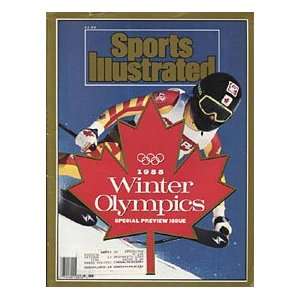   Sports Illustrated Magazine   1988 Winter Olympics Preview Issue