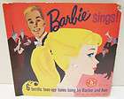 MATTEL BARBIE SINGS 1961 THREE 45 RPM RECORD SET W/ BOOK
