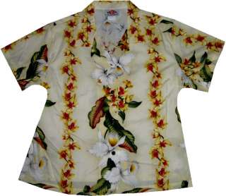 Hawaiibluse / Hawaiihemd für Frauen Bluse Hemd Hawaii  