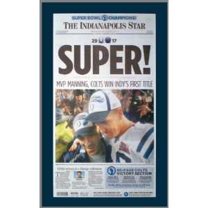  Indianapolis Colts   Super   Manning   Super Bowl 41 XLI 