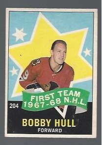 1968 Opc Hockey #204 Bobby Hull  