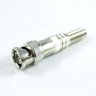 10x BNC Male RG 59 Connector to Coaxial Cable F79  