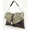 Womens Winter Faux Fur Handbag Shoulder PU Flap Hobo Bag Trendy Purse 
