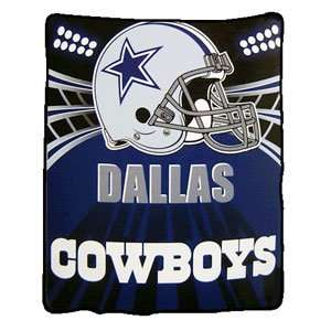   Cowboys Light Weight Fleece Throw Blanket Shadow: Sports & Outdoors