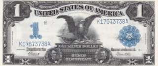   1899 $1 Silver Certificate FR. 235 Black Eagle At least AU Best offer