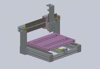 DIY homemade CNC machine (router, mill), set of plans  