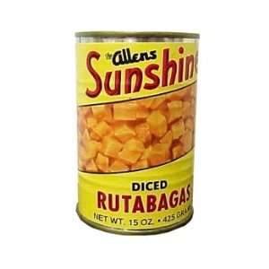 Allens Sunshine Diced Rutabagas:  Grocery & Gourmet Food