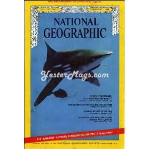  Vintage Magazine Feb 1968 National Geographic: Everything 